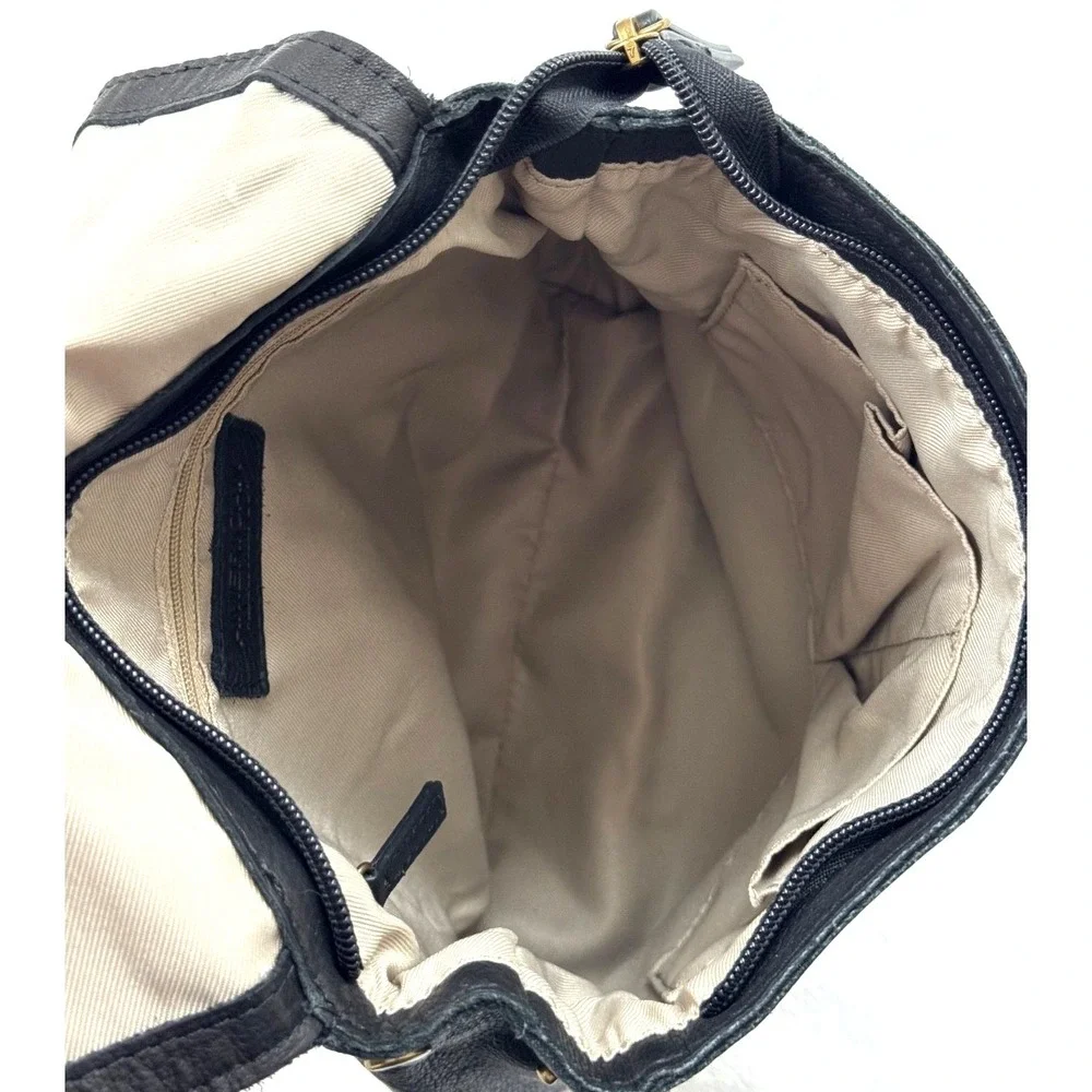 American Leather Co Liberty Black Leather Backpack Bag Purse Classic